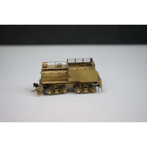 165 - Boxed Sunset Models HO gauge Casper South Fork and Eastern Sampson #7 2-6-6-2 brass locomotive & ten... 