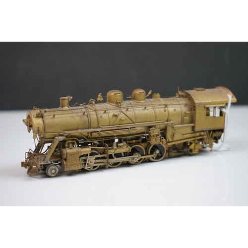 166 - Boxed Sunset Models HO gauge Casper Denver & Salt Lake 2-8-2 (FWH) brass locomotive & tender by Samh... 