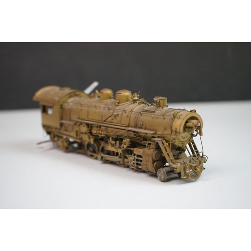 166 - Boxed Sunset Models HO gauge Casper Denver & Salt Lake 2-8-2 (FWH) brass locomotive & tender by Samh... 