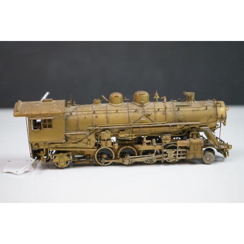 166 - Boxed Sunset Models HO gauge Casper Denver & Salt Lake 2-8-2 (FWH) brass locomotive & tender by Samh... 