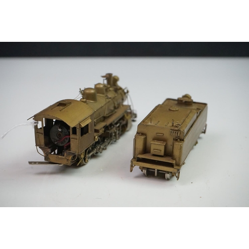 167 - Boxed Hallmark Models INC SPT&NO C-24 2-8-0 brass locomotive & tender by Dong Jin (Korea), unpainted... 