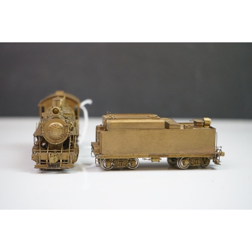 167 - Boxed Hallmark Models INC SPT&NO C-24 2-8-0 brass locomotive & tender by Dong Jin (Korea), unpainted... 