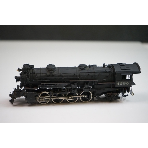 169 - Boxed Pacific Fast Mail (PFM) HO gauge Southern Railroad Ms-4 2-8-2 w/Elesco FWH brass locomotive & ... 