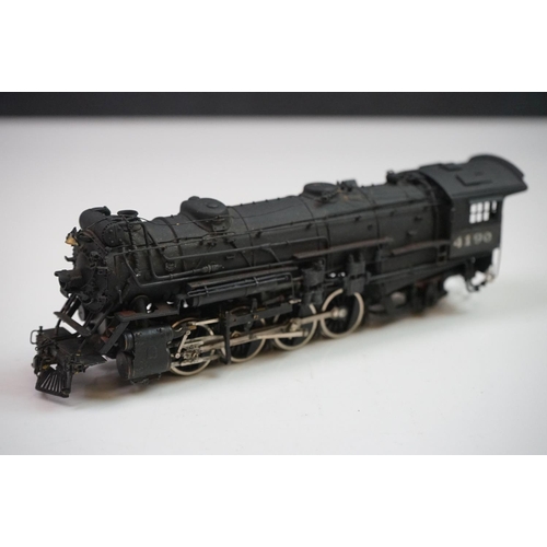 169 - Boxed Pacific Fast Mail (PFM) HO gauge Southern Railroad Ms-4 2-8-2 w/Elesco FWH brass locomotive & ... 