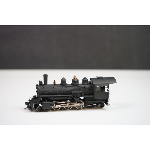 174 - Boxed United Scale Models HO gauge Baldwin 2-6-2 brass locomotive exclusively for Pacific Fast Mail ... 