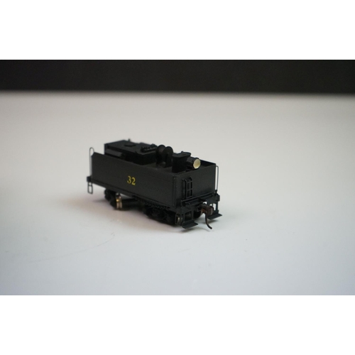 174 - Boxed United Scale Models HO gauge Baldwin 2-6-2 brass locomotive exclusively for Pacific Fast Mail ... 