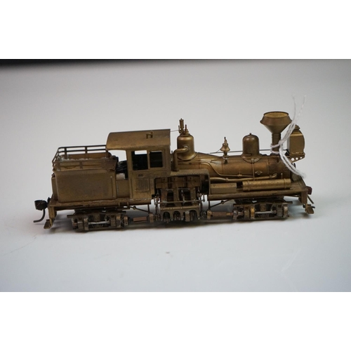 176 - Boxed United Scale Models HO gauge Benson Log Co 25 TonShay HO brass locomotive exclusively for Paci... 