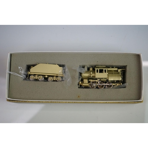 179 - Boxed Gem Models HO gauge KT 105 Reading B8a 0-6-0 Camelback brass locomotive & tender, Japan, appea... 