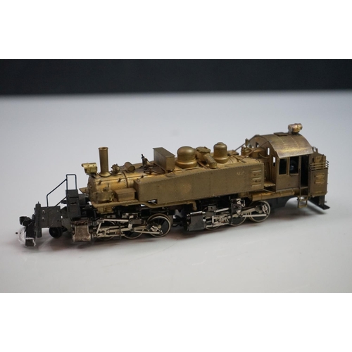 180 - Boxed Northwest Short Line HO gauge Rayonier #8 2-6-6-2T Logging Mallet brass locomotive & tender, J... 