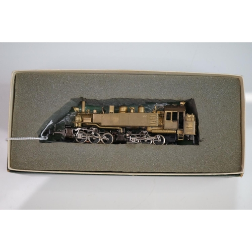 180 - Boxed Northwest Short Line HO gauge Rayonier #8 2-6-6-2T Logging Mallet brass locomotive & tender, J... 