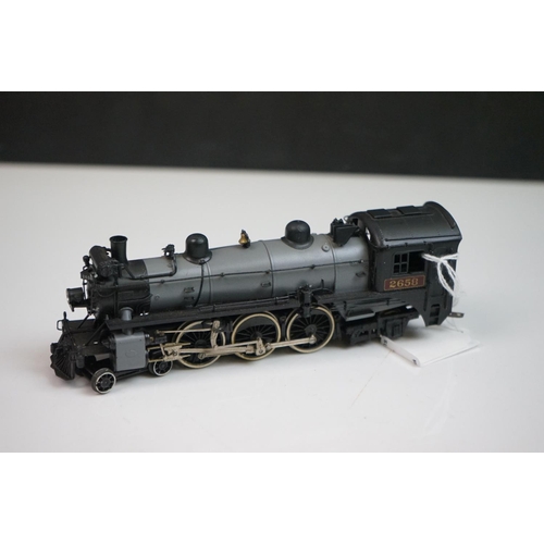 181 - Boxed Toby HO gauge CPR 4-6-2 Class G-2 2658 Canadian Pacific Rail brass locomotive & tender (Japan)... 