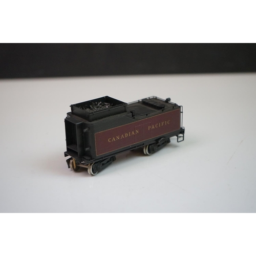 181 - Boxed Toby HO gauge CPR 4-6-2 Class G-2 2658 Canadian Pacific Rail brass locomotive & tender (Japan)... 