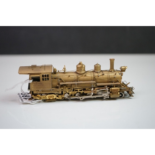 186 - Boxed United Scale Models HO gauge New Hi Grade Rio Grande D&R GW K-27 2-8-2 brass locomotive & tend... 