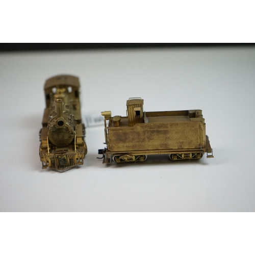 186 - Boxed United Scale Models HO gauge New Hi Grade Rio Grande D&R GW K-27 2-8-2 brass locomotive & tend... 