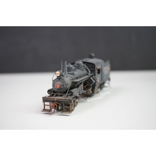 187 - Boxed United Scale Models HO gauge 65 Ton Heisler Arcadia Mining & Lumber Company brass locomotive e... 