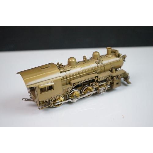 190 - Boxed Overland Models HO gauge C&O G-92 2-8-0 brass locomotive, made by ROK-AM (Korea), unpainted, a... 