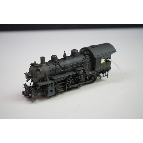 191 - Boxed Overland Models HO gauge C&O G-92 2-8-0 brass locomotive, made by ROK-AM (Korea), painted, app... 