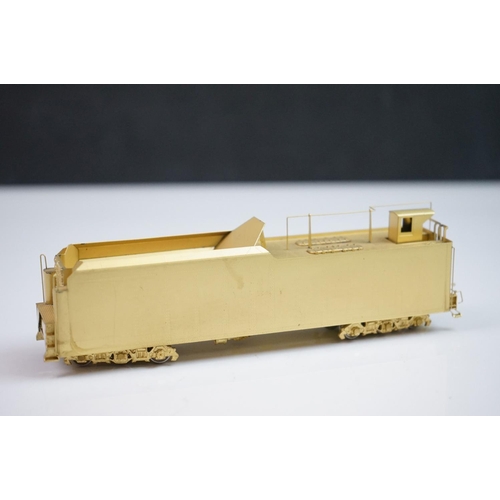 192 - Boxed Sunset Models Inc HO gauge Prestige Series PRR 4-8-2 M-1A brass locomotive & tender (Korea), u... 