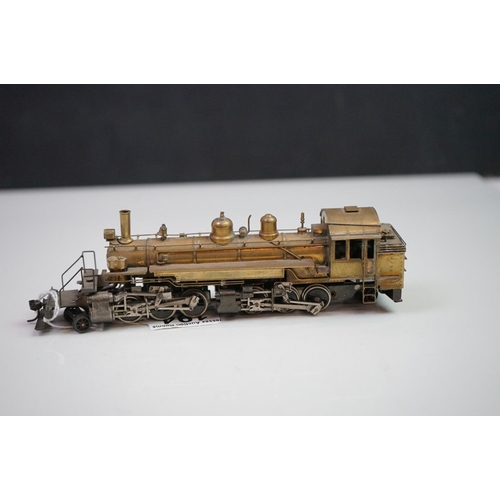 194 - Boxed Northwest Short Line HO gauge No 11 2-6-6-2 Mallet brass locomotive & tender, unpainted, appea... 