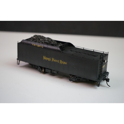 198 - Nickel Plate Road United Scale Models 2-8-4 brass locomotive & tender, painted, Japan, incorrectly b... 