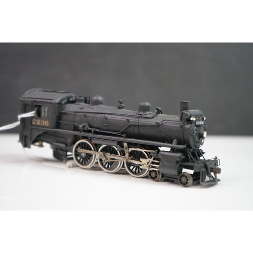 199 - Boxed United Scale Models HO gauge CPR 4-6-2 Canadian Pacific Rail brass locomotive & tender, made i... 