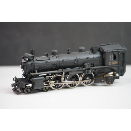 199 - Boxed United Scale Models HO gauge CPR 4-6-2 Canadian Pacific Rail brass locomotive & tender, made i... 