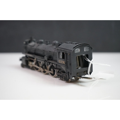 199 - Boxed United Scale Models HO gauge CPR 4-6-2 Canadian Pacific Rail brass locomotive & tender, made i... 