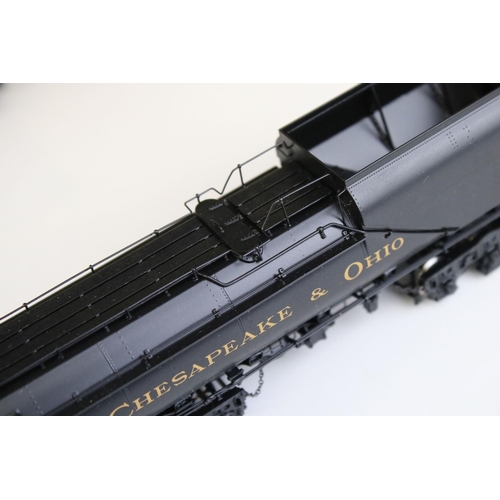 2 - Boxed Iron Horse Models Precision Scale Co HO gauge Cheaspeake & Ohio K-2 2-8-2 locomotive 
& tender... 