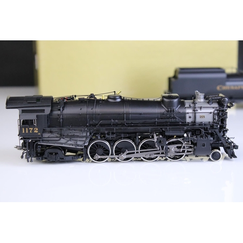 2 - Boxed Iron Horse Models Precision Scale Co HO gauge Cheaspeake & Ohio K-2 2-8-2 locomotive 
& tender... 