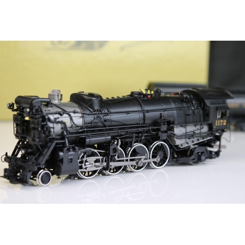 2 - Boxed Iron Horse Models Precision Scale Co HO gauge Cheaspeake & Ohio K-2 2-8-2 locomotive 
& tender... 