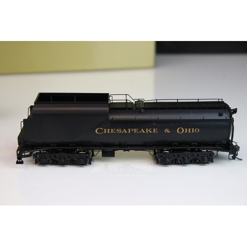 2 - Boxed Iron Horse Models Precision Scale Co HO gauge Cheaspeake & Ohio K-2 2-8-2 locomotive 
& tender... 