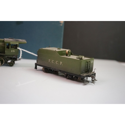 200 - Boxed United Scale Models HO gauge Sierra R.R. 2-6-6-2 Mallet Articulated brass locomotive, painted,... 