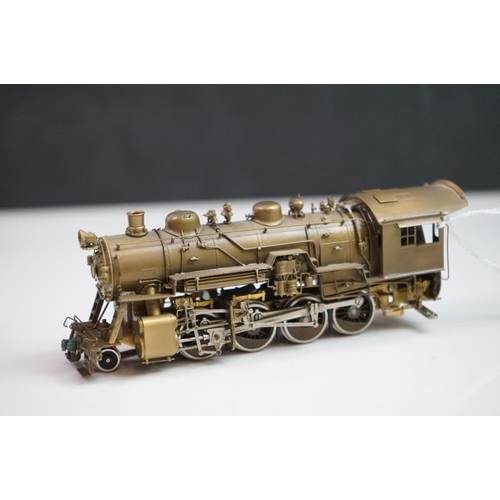 202 - Boxed United Scale Models HO gauge B&O Power 2-8-0 brass locomotive, unpainted, exclusively for Paci... 