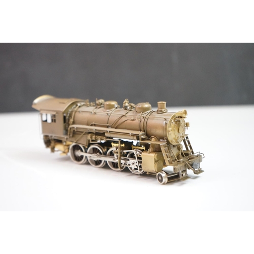 202 - Boxed United Scale Models HO gauge B&O Power 2-8-0 brass locomotive, unpainted, exclusively for Paci... 