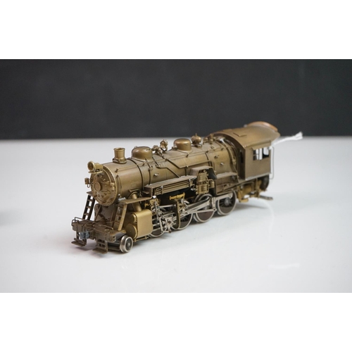 202 - Boxed United Scale Models HO gauge B&O Power 2-8-0 brass locomotive, unpainted, exclusively for Paci... 