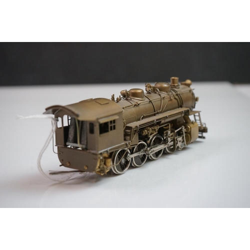 202 - Boxed United Scale Models HO gauge B&O Power 2-8-0 brass locomotive, unpainted, exclusively for Paci... 