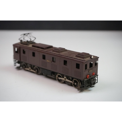 203 - Boxed Tenshodo HO gauge No 476 ED42 '2' brass locomotive (Japan), painted, appearing excellent, gd b... 