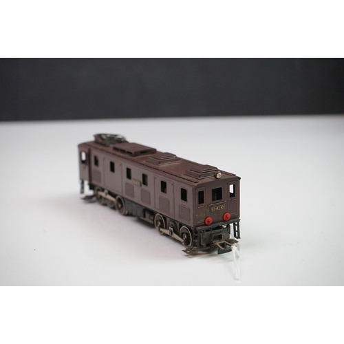 204 - Boxed Tenshodo HO gauge No 476 ED42 -10 brass locomotive (Japan), painted, appearing excellent, gd b... 