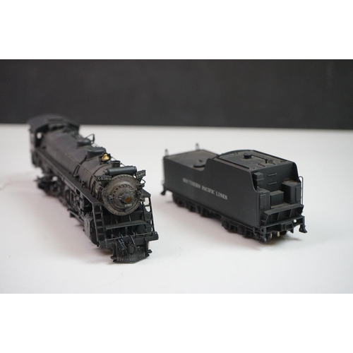 207 - Boxed Alco HO gauge Southern Pacific Lines 4389 4-8-2 ROK-AM brass locomotive & tender, painted, app... 