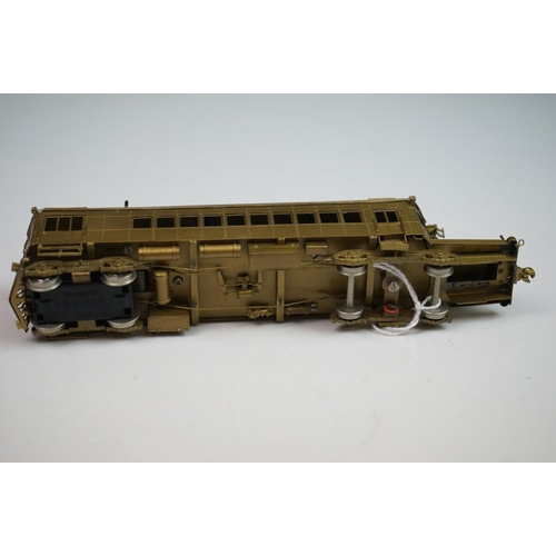 208 - Boxed Tenshodo WB--24.5 Railcar brass locomotive, NJ International box, unpainted, appearing vg with... 