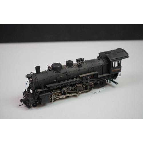 209 - Boxed LMB Models CB&O 01a Class Mikado 4980 brass locomotive (Japan), painted, appearing vg with gd ... 