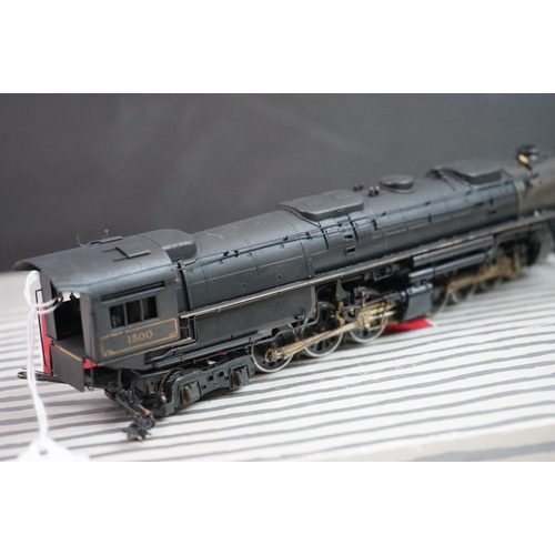 210 - Key Imports HO gauge Steam Articulated CS-23 Challenger Delaware & Hudson 1500 Class 4-6-6-4 brass l... 