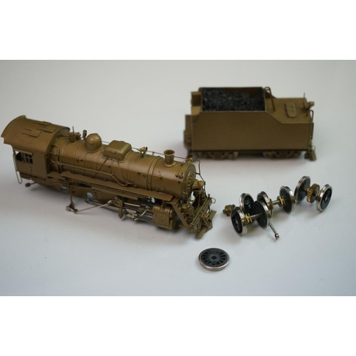 213 - Boxed Hallmark Models INC HO gauge ICRR 2-8-0 brass locomotive & tender, made in Korea by DongJin, m... 