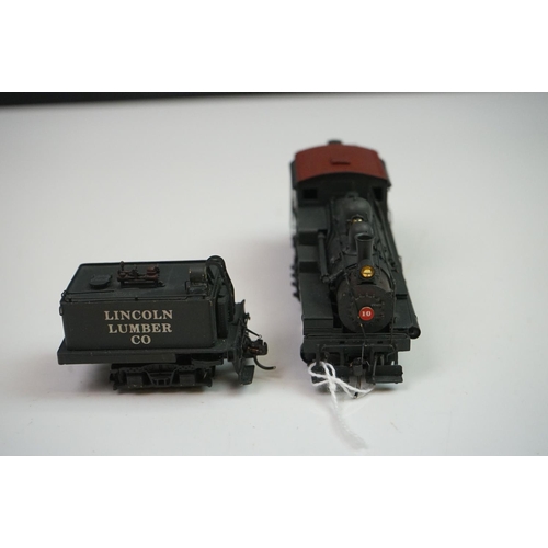 216 - Boxed Westside Model Company HO gauge D & RGW Class C-16 #278 Hon-3 2-8-0 brass locomotive & tender,... 