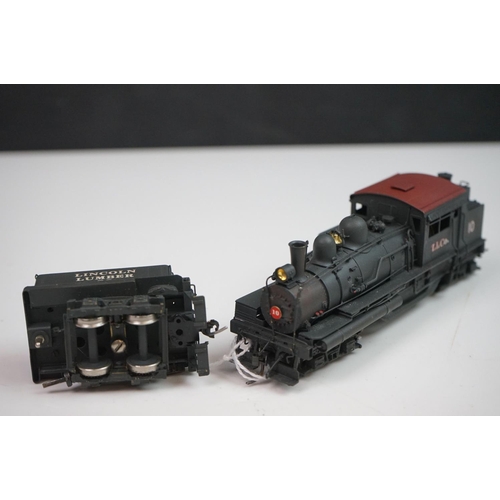 216 - Boxed Westside Model Company HO gauge D & RGW Class C-16 #278 Hon-3 2-8-0 brass locomotive & tender,... 