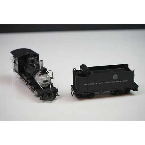 216 - Boxed Westside Model Company HO gauge D & RGW Class C-16 #278 Hon-3 2-8-0 brass locomotive & tender,... 