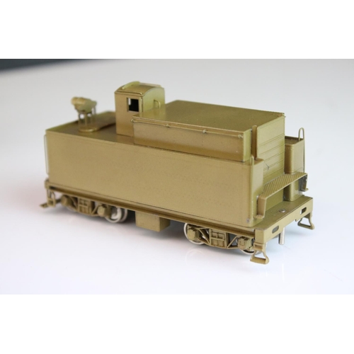 22 - Boxed Hallmark Models Inc HO gauge Missouri Pacific Mopac 2-8-0 brass locomotive & tender, unpainted... 