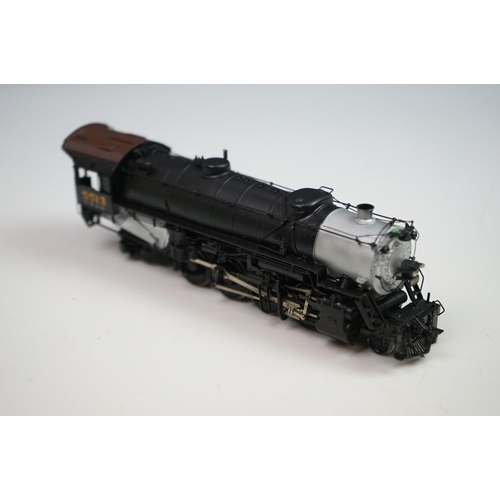 223 - Boxed Overland Models INC HO gauge CB&Q Q-4 2-8-2 5513 Burlington Route brass locomotive & tender ma... 