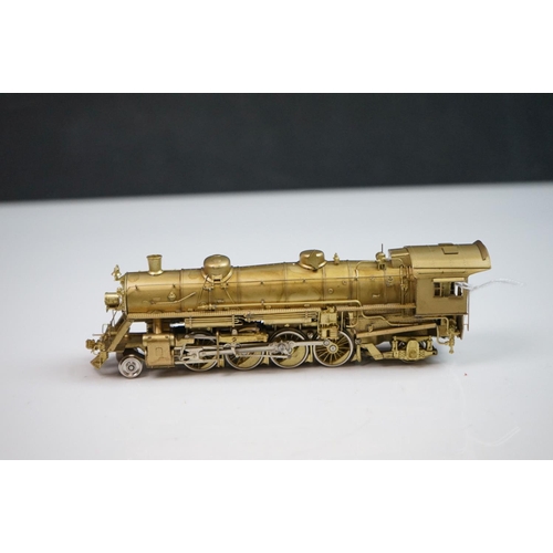 225 - Boxed Key Imports HO gauge CGW #750 Mikado brass locomotive & tender, made in Korea by Samhongsa, un... 