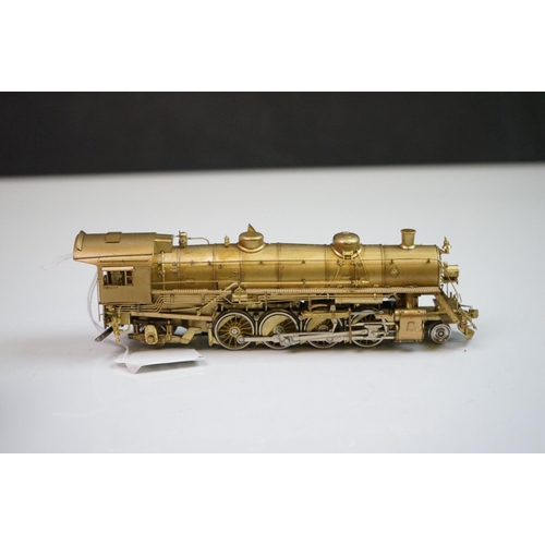 225 - Boxed Key Imports HO gauge CGW #750 Mikado brass locomotive & tender, made in Korea by Samhongsa, un... 